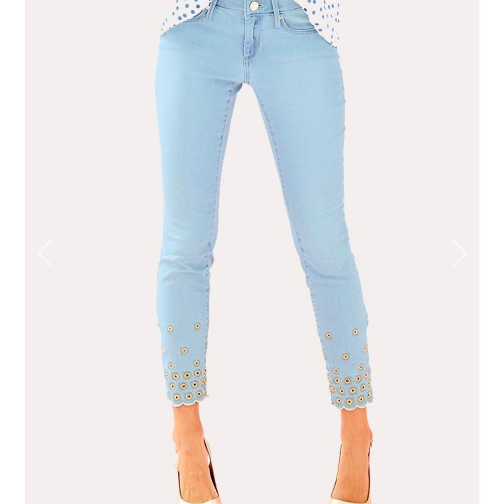 LILLY PULITZER WOMEN'S SOUTH OCEAN SKINNY CROP PANT